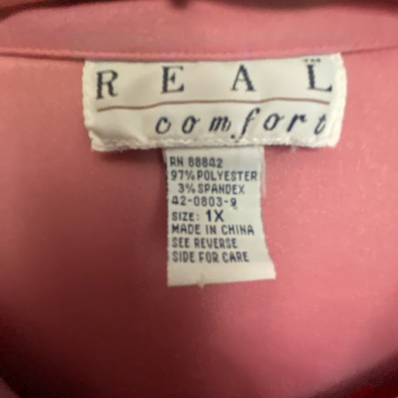 Womens 1X heavier weight soft comfy blouse - Picture 2 of 3